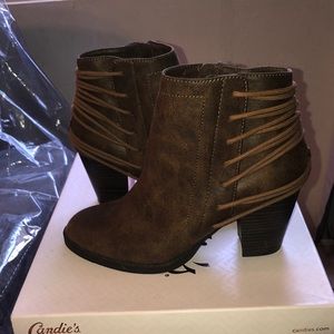 Brown ankle boots